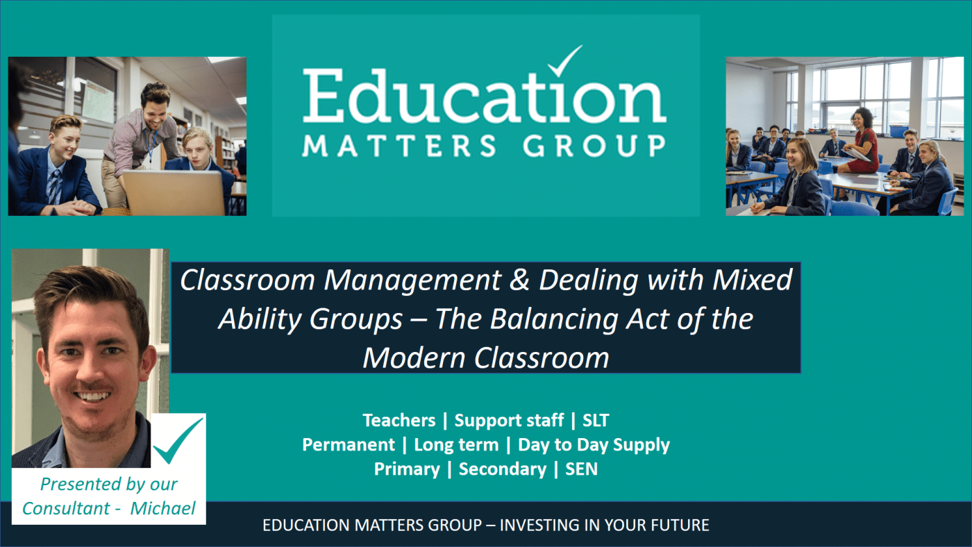 CPD Behaviour Management and Differentiation Education Matters Group