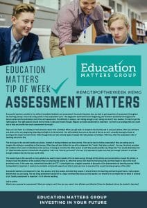 EMG Tip if the week - 4. Assessment Matters