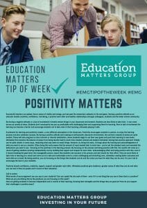 EMG Tip if the week - 6. Positivity Matters