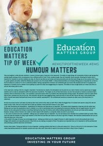 EMG Tip if the week - 9 Humour Matters 1