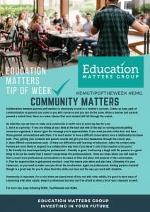 EMG Tip if the week - 14. Community Matters