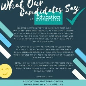 Feedback - What our Candidates say - Jayshree -2019