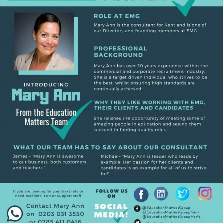 EMG Team Profile - Mary Ann