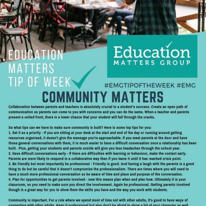 EMG Tip if the week - 14. Community Matters