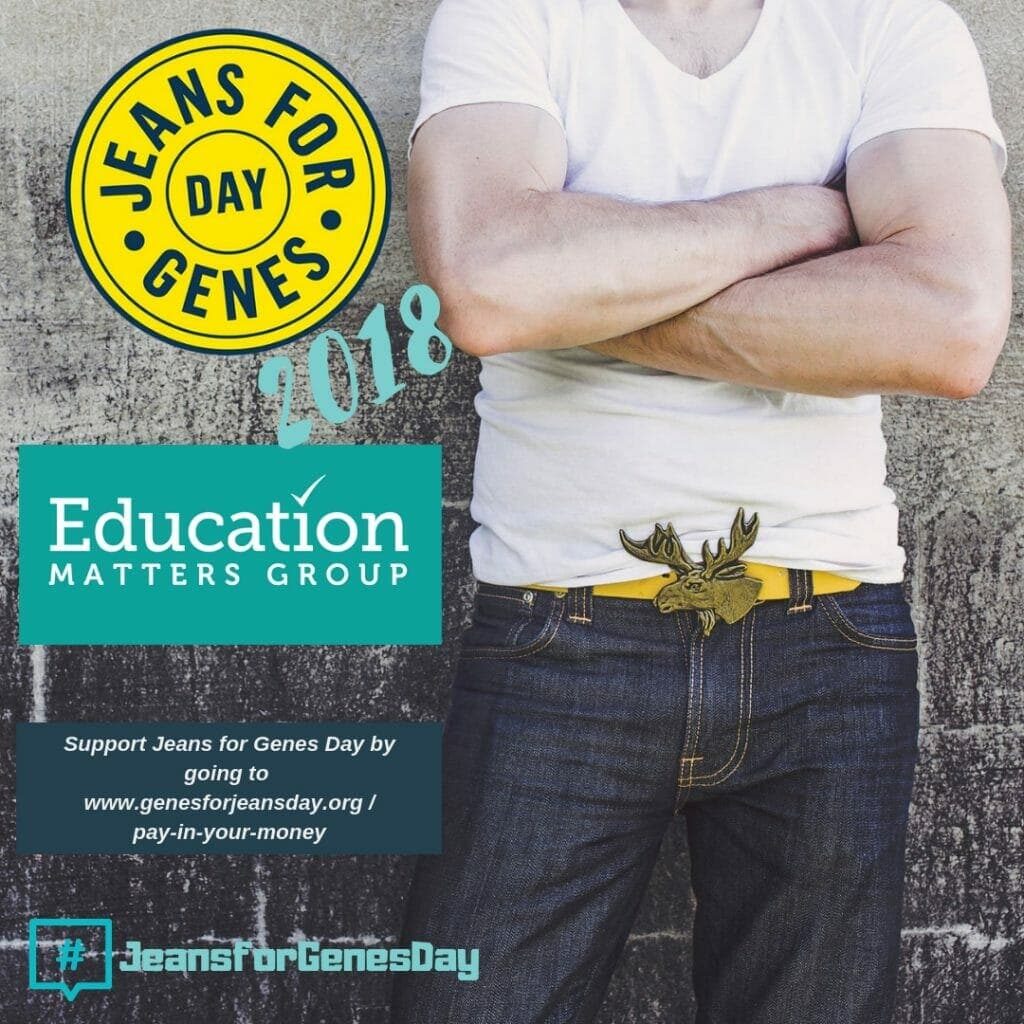 Instagram template EMG - Jeans for Genes Day